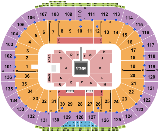 Notre Dame Stadium Zach Bryan Seating Chart